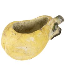 Artículo Maceta decorativa de pera otoñal de hormigón de 25 x 13 x 11 cm