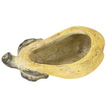 Artículo Maceta decorativa de pera otoñal de hormigón de 25 x 13 x 11 cm