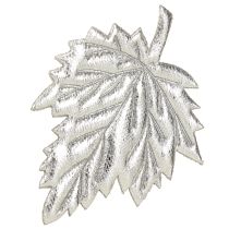 Artículo Hojas decorativas de seda 5cm plata 60uds