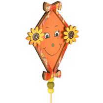Artículo Dragón decorativo otoño tapón de madera decoración de otoño madera 33,5 cm 6 piezas