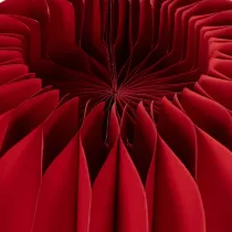 Artículo Decoración de papel con forma de calabaza redonda de panal, decoración moderna para mesa, 24 cm, 4 unidades.