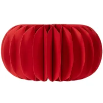 Artículo Decoración de papel con forma de calabaza redonda de panal, decoración moderna para mesa, 24 cm, 4 unidades.