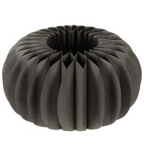 Artículo Decoración de mesa de papel con forma de panal de calabaza, plegable, redonda, 34 cm, 2 piezas