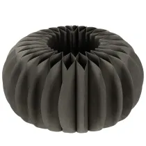 Artículo Decoración de mesa de papel con forma de panal de calabaza, plegable, redonda, 34 cm, 2 piezas