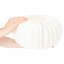 Artículo Bola decorativa de papel, decoración moderna para calabazas, papel alveolar, 34 cm, 2 unidades