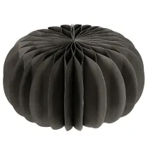 Artículo Anillo decorativo de papel con forma de calabaza y diseño de panal de abeja, 24 cm, 4 unidades