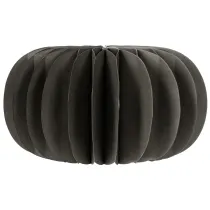 Artículo Anillo decorativo de papel con forma de calabaza y diseño de panal de abeja, 24 cm, 4 unidades