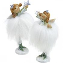 Artículo Deco ángel Ángel navideño figura de ángel con estrella H12cm 2pcs