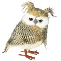 Artículo Búho decorativo, otoño, animal del bosque, decoración de invierno H27cm