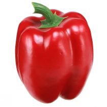 Artículo Chupete de comida rojo pimiento vegetal decorativo Al. 10 cm