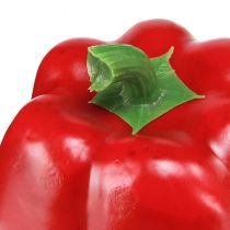Artículo Chupete de comida rojo pimiento vegetal decorativo Al. 10 cm