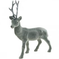 Ciervo decorativo figura decorativa reno decorativo antracita H28cm