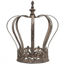 Artículo Corona decorativa aspecto antiguo metal decoración óxido Ø19,5cm H22cm