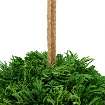 Bola artificial de plantas para colgar verde Ø20cm