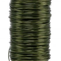 Artículo Alambre Deco Esmaltado Verde Oliva Ø0.50mm 50m 100g