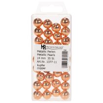 Artículo Cuentas decorativas cobre metalizado 14mm 35 piezas