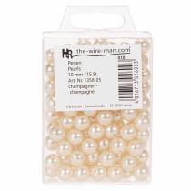 Artículo Cuentas decorativas Ø10mm champagne 115 piezas