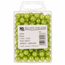 Artículo Cuentas decorativas Ø10mm verde 115 piezas