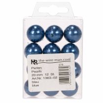 Artículo Cuentas decorativas Ø2cm azul 12 piezas