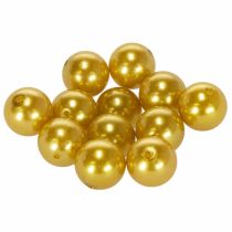 Artículo Cuentas decorativas Ø2cm oro 12 piezas
