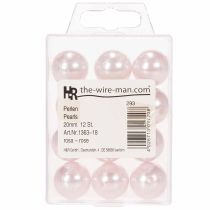 Artículo Cuentas decorativas Ø2cm rosa 12 piezas