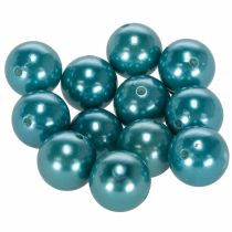 Artículo Cuentas decorativas Ø2cm turquesa 12 piezas