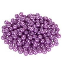 Artículo Cuentas decorativas de Ø8 mm, color violeta, 250 unidades.