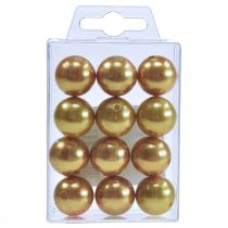 Artículo Cuentas decorativas Ø2cm oro 12 piezas
