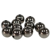 Artículo Cuentas decorativas antracita metalizada 14mm 35uds