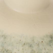 Artículo Bol decorativo de cerámica, color crema gris verdoso, Ø20cm, H16cm