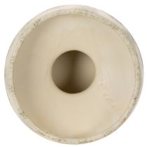 Artículo Bol decorativo de cerámica, color crema gris verdoso, Ø20cm, H16cm