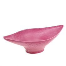 Cuenco Deco Rosa 34cm x 17,5cm H10cm, 1 pieza