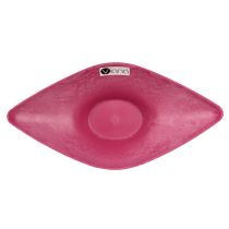 Cuenco Deco Rosa 34cm x 17,5cm H10cm, 1 pieza