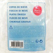 Artículo Copos de nieve artificiales decorativos, 40 g x 3 unidades
