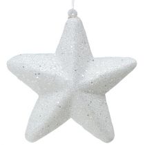 Deco estrella blanca para colgar 20cm