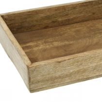Bandeja decorativa bandeja de madera arreglo rectangular base 32×22cm