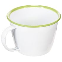 Artículo Taza decorativa, maceta esmaltada, Ø11cm H8cm