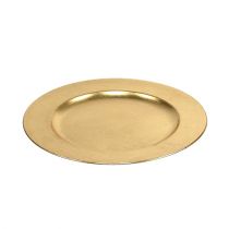 Artículo Plato decorativo oro Ø28cm