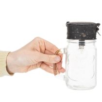 Artículo Vaso decorativo con lámpara LED Ø8cm H16cm