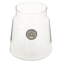 Artículo Jarrón decorativo florero de cristal transparente Ø14cm H15cm