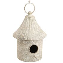 Artículo Casita de pájaros decorativa de metal para colgar en estilo antiguo Ø15cm H21cm
