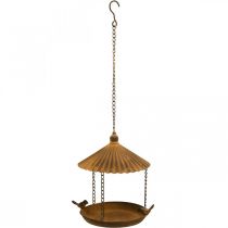 Artículo Bebedero para pájaros decorativo, bebedero para pájaros, jardín decorativo de rejilla Ø23cm H27.5cm