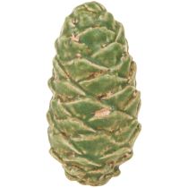 Artículo Conos decorativos cerámica surtidos verde amarillo marrón 8,5cm 6 uds
