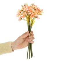 Artículo Rama decorativa de flor de lirio peruano para arreglos atemporales, 33cm, 6 piezas