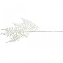 Artículo Deco helecho planta artificial hoja de helecho helecho artificial blanco L78cm