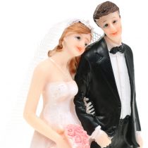 Pareja nupcial decorativa H13cm
