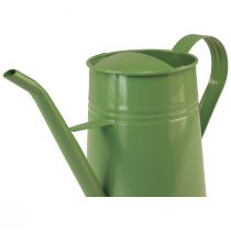 Artículo Regadera vintage de metal para interior, color verde menta, 1,7 l, diseño retro, 23 cm de alto.