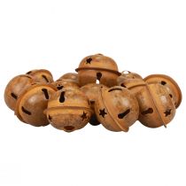 Artículo Campanas decorativas campanas navideñas de metal óxido decorativo 2cm 24 piezas