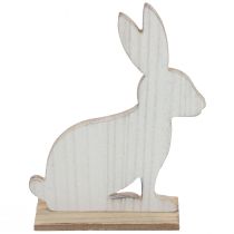 Artículo Conejito decorativo sentado conejito de madera Conejito de Pascua madera 26×19,5cm