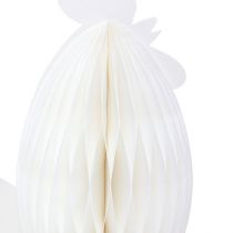 Artículo Papel decorativo pollo alveolar blanco naranja 5,5×3,5×6cm 6ud